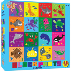 Block Party - Undersea 48 Piece Jigsaw Puzzle (ONLINE ORDER ONLY)