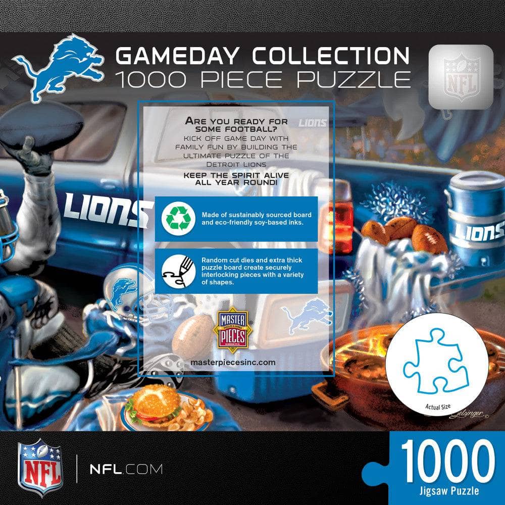 Detroit Lions - Gameday 1000 Piece Jigsaw Puzzle (ONLINE ORDER ONLY)