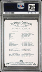 2023 TOPPS ALLEN & GINTER RONALD ACUNA JR.  #37 - PSA 10 (Online Order Only)