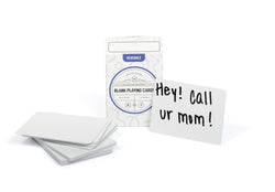 Reusable Blank Playing Cards (Online Order Only)