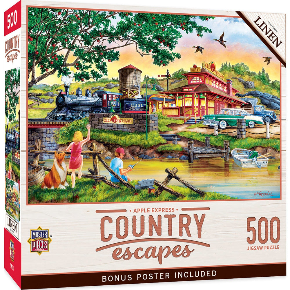 Country Escapes - Apple Express 500 Piece Jigsaw Puzzle (ONLINE ORDER ONLY)