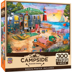 Campside - Oceanside Camping 300 Piece EZ Grip Jigsaw Puzzle (ONLINE ORDER ONLY)