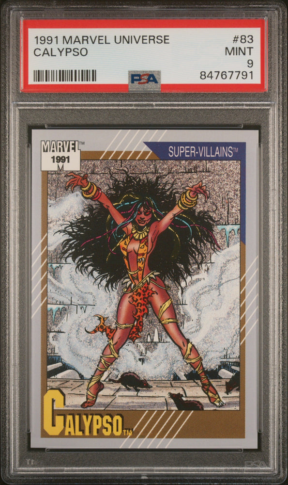 1991 MARVEL UNIVERSE CALYPSO  #83 - PSA 9 (Online Order Only)