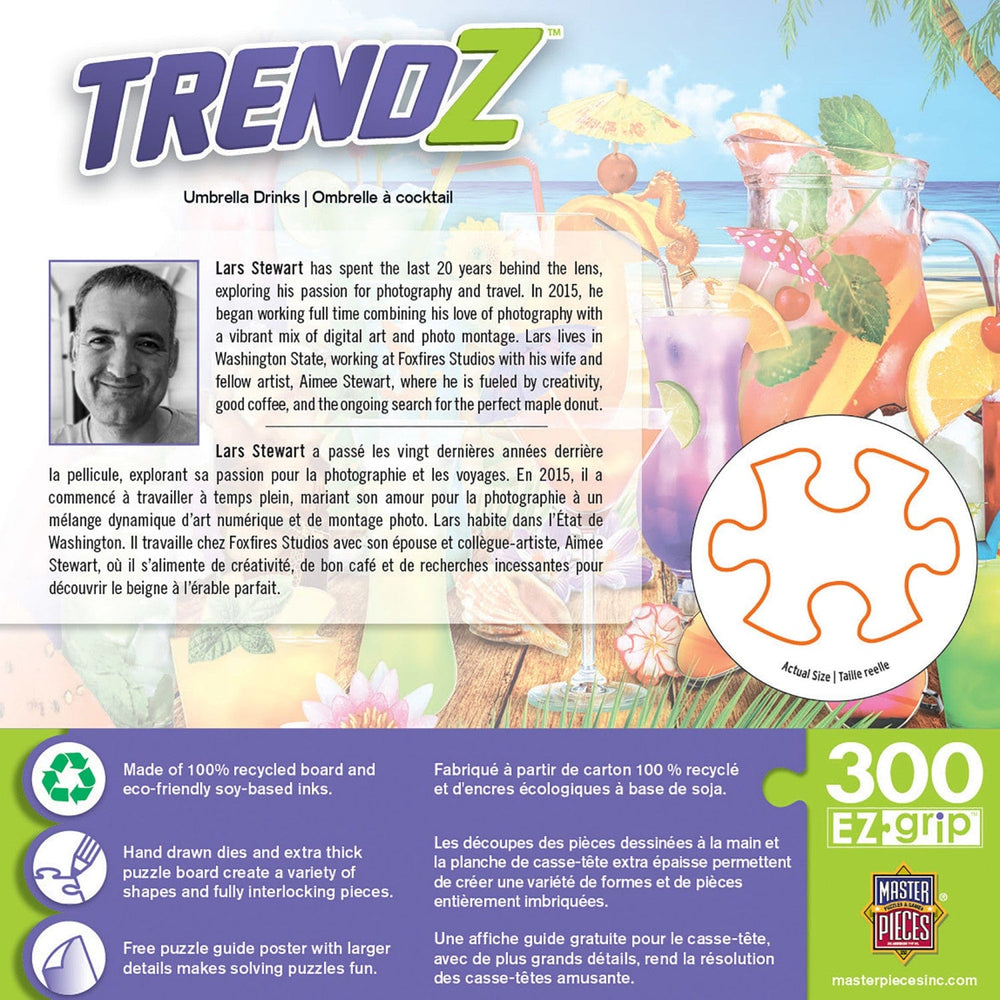 Trendz - Umbrella Drinks 300 Piece EZ Grip Jigsaw Puzzle (ONLINE ORDER ONLY)