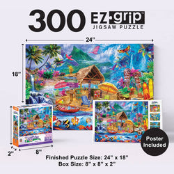 Tropics - Hidden Cove 300 Piece EZ Grip Jigsaw Puzzle
