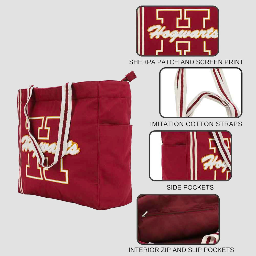 Harry Potter Hogwarts Collegiate Tote Bag (Online Order Only)