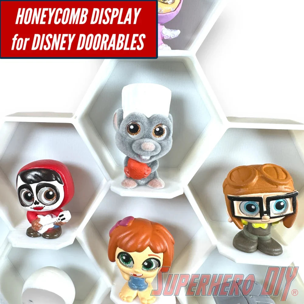 Honeycomb Wall Display for Disney Doorables: Organize and Showcase Your Collection (ONLINE ORDER ONLY)