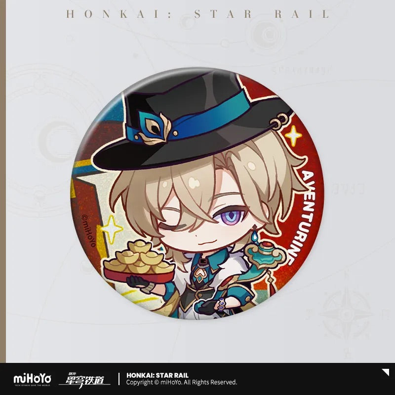 Honkai: Star Rail Happy New Year Series Tinplate Badge (ONLINE ORDER ONLY)