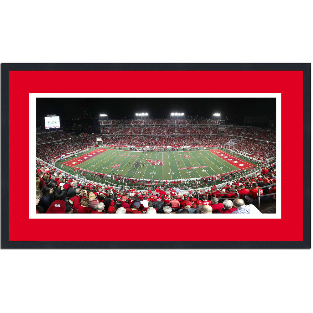 Framed TDECU Stadium Houston Cougars 16x24 NCAA Football Photo Professionally Matted (ONLINE ORDER ONLY)