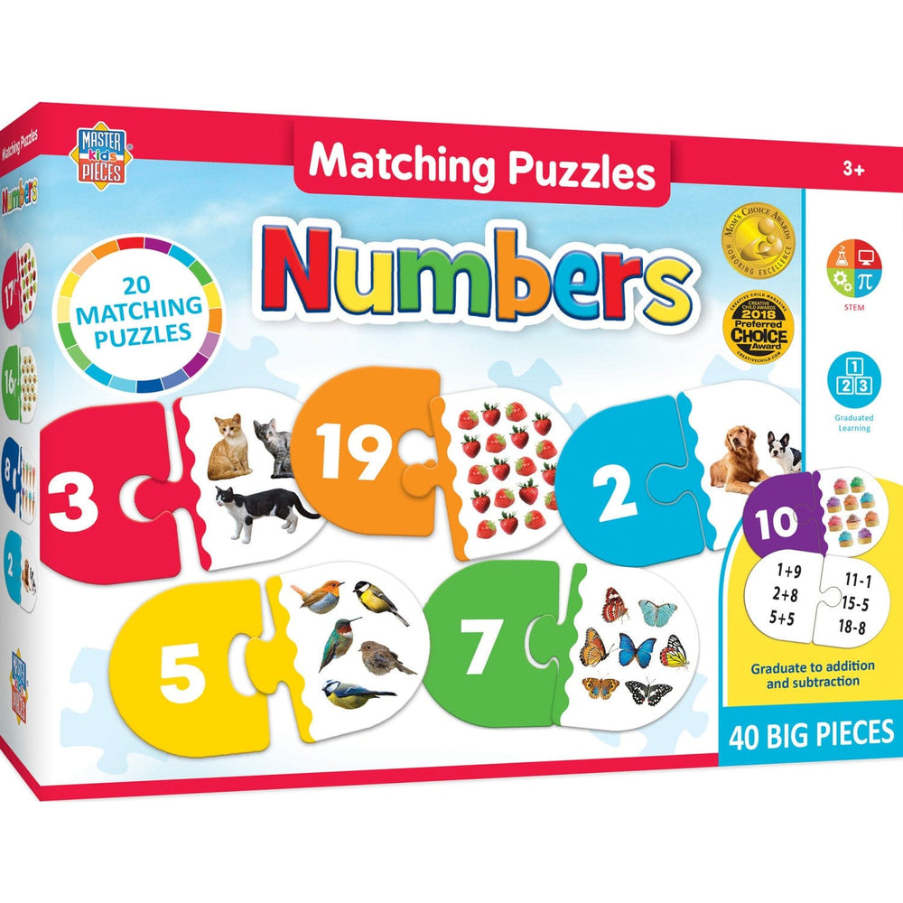 Numbers - Educational Matching Jigsaw Puzzles (ONLINE ORDER ONLY)