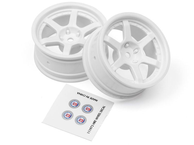 HPI Racing White HRE C106 Wheel 26mm 6mm Offset (2pcs) (ONLINE ORDER ONLY)