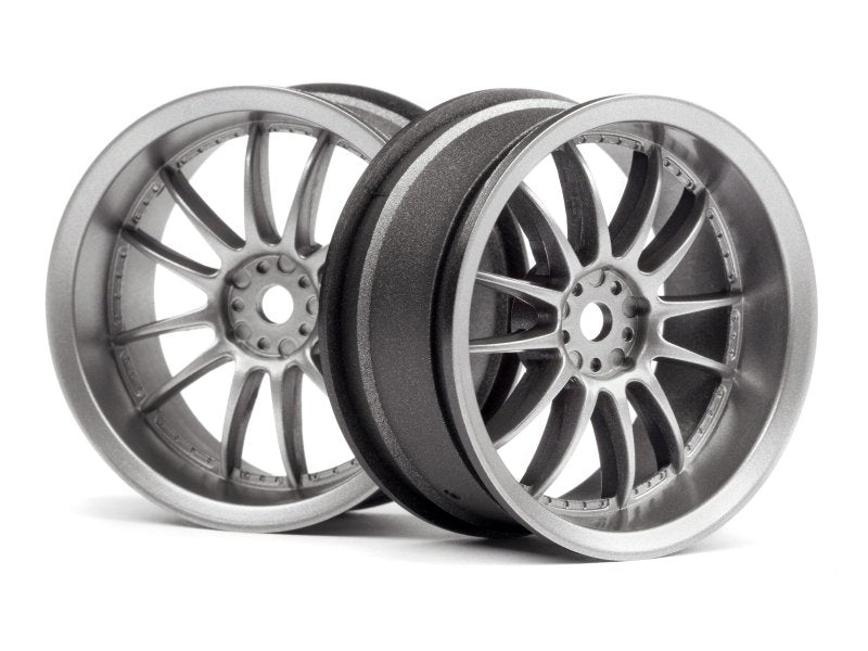 HPI Racing Work XSA 02C Wheel 26mm Light Gunmental (3mm/2pcs) (ONLINE ORDER ONLY)