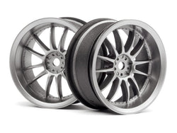 HPI Racing Work XSA 02C Wheel 26mm Light Gunmental (3mm/2pcs) (ONLINE ORDER ONLY)