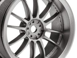 HPI Racing Work XSA 02C Wheel 26mm Light Gunmental (3mm/2pcs) (ONLINE ORDER ONLY)