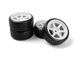 HPI Racing Falken Azenis Drft Tire/HRE C106 Wheel White 4pcs 160248 (ONLINE ORDER ONLY)