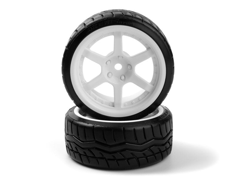 HPI Racing Falken Azenis Drft Tire/HRE C106 Wheel White 4pcs 160248 (ONLINE ORDER ONLY)