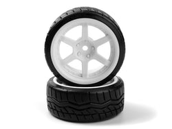 HPI Racing Falken Azenis Drft Tire/HRE C106 Wheel White 4pcs 160248 (ONLINE ORDER ONLY)