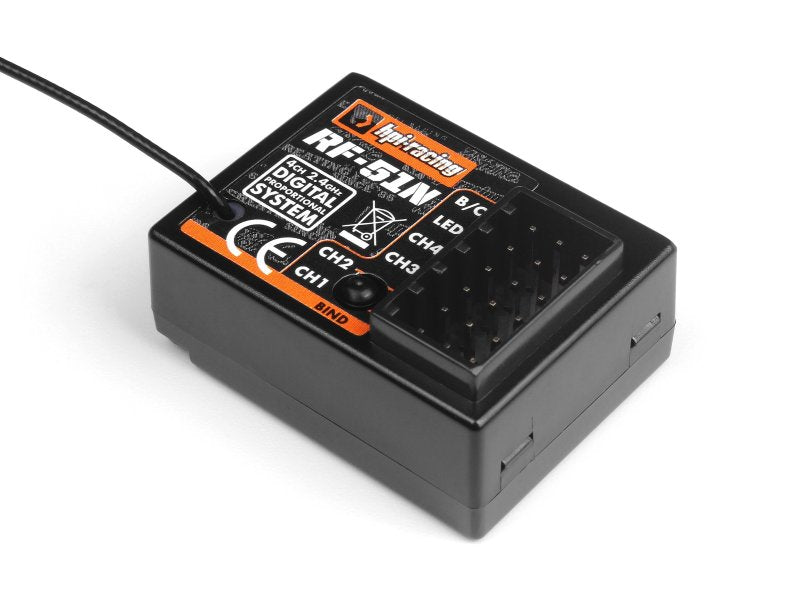 HPI Racing Waterproof RF-51N 2.4GHz 4 Channel Receiver 160556 (ONLINE ORDER ONLY)