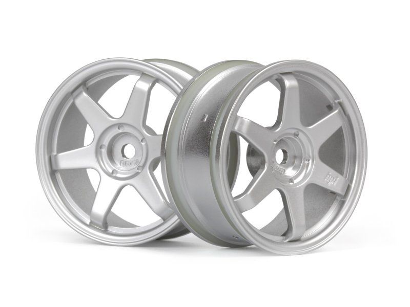 HPI Racing TE37 Wheel 26mm Matte Chrome (0mm Offset) 160751 (ONLINE ORDER ONLY)