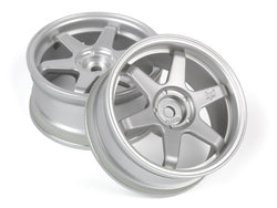 HPI Racing TE37 Wheel 26mm Matte Chrome (3mm Offset) 160752 (ONLINE ORDER ONLY)