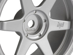 HPI Racing TE37 Wheel 26mm Matte Chrome (3mm Offset) 160752 (ONLINE ORDER ONLY)