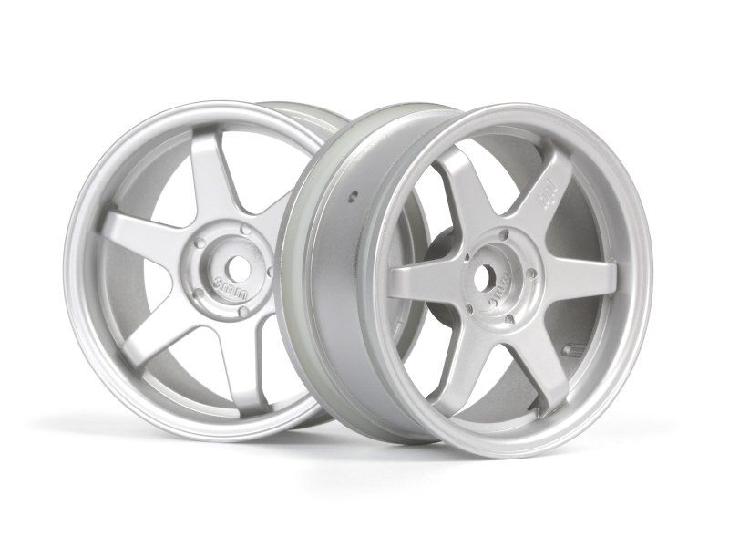 HPI Racing TE37 Wheel 26mm Matte Chrome (3mm Offset) 160752 (ONLINE ORDER ONLY)