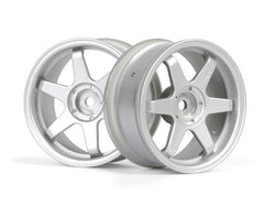 HPI Racing TE37 Wheel 26mm Matte Chrome (3mm Offset) 160752 (ONLINE ORDER ONLY)