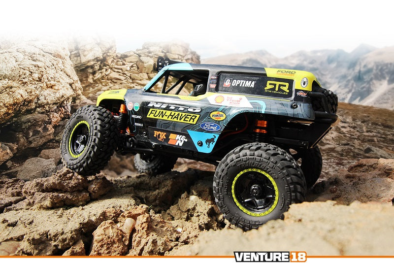 HPI Racing Venture18 U4 Flux Ford Bronco 4400 - VGJR 1/18 Scale HPI160805 (ONLINE ORDER ONLY)