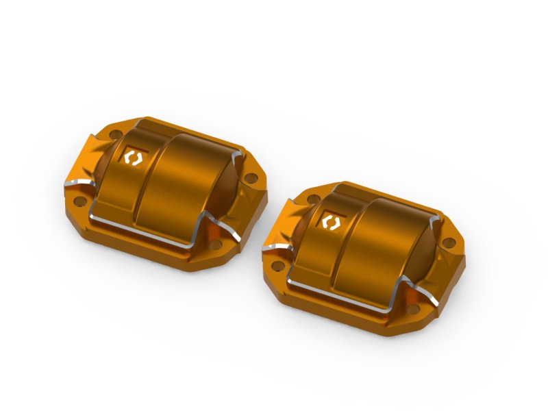 HPI Racing Aluminum Diff Cover (Orange / 2pcs), for Venture18 161143 (ONLINE ORDER ONLY)