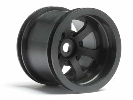 HPI Racing Scorch 6-Spoke Wheel Black 55X50mm (2pcs) (ONLINE ORDER ONLY)