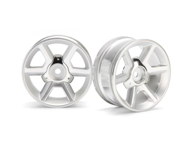 HPI Racing GT Wheel Silver 6mm Offset (2pcs) (ONLINE ORDER ONLY)