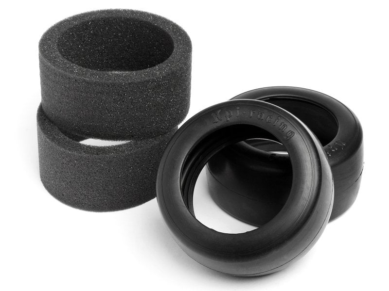 HPI Racing Vintage Slick Racing Tire Wide D Compound 31mm (2pcs) (ONLINE ORDER ONLY)