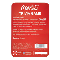 Coca-Cola Trivia Game with Collectible Tin