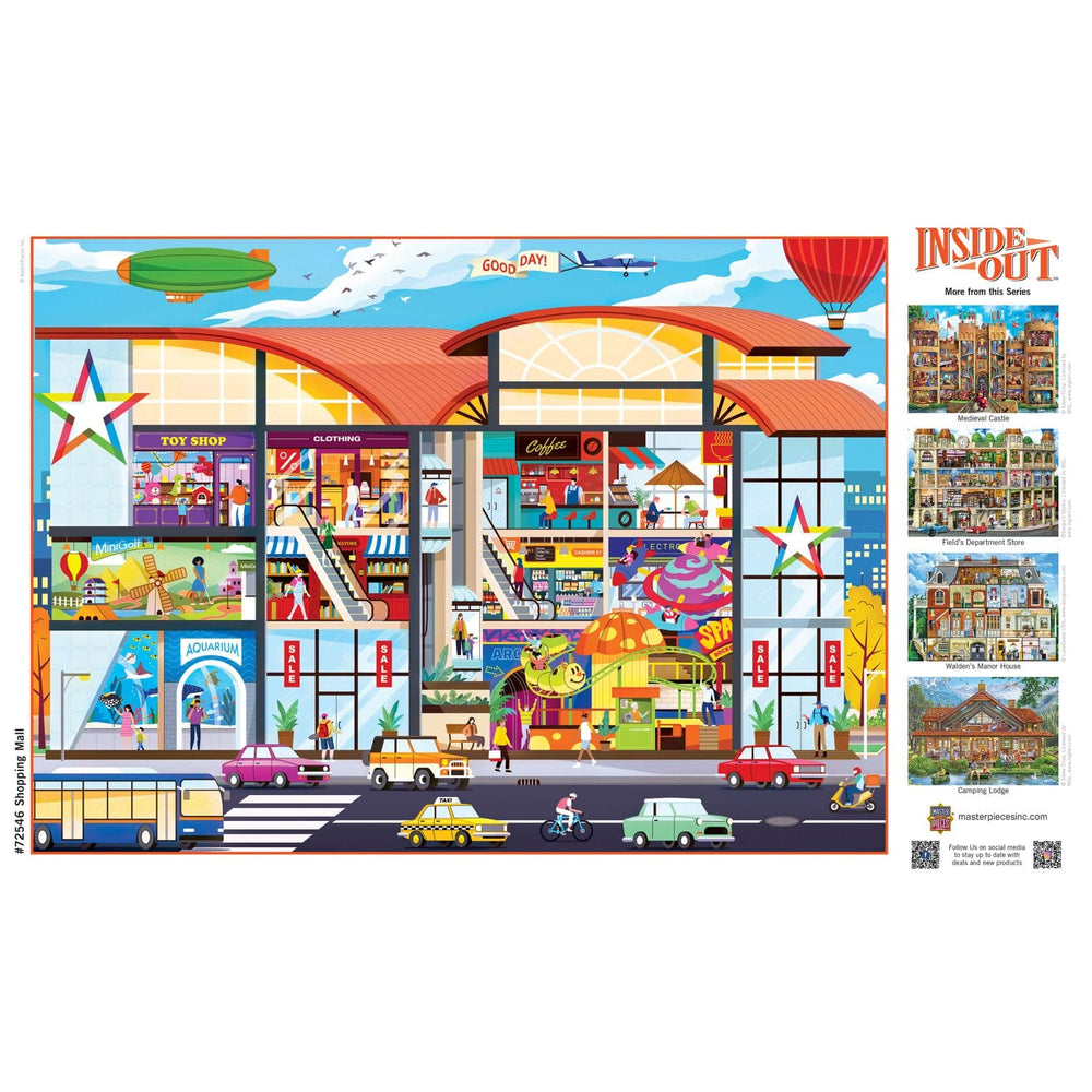 Inside Out - Shopping Mall 1000 Piece Jigsaw Puzzle (ONLINE ORDER ONLY)