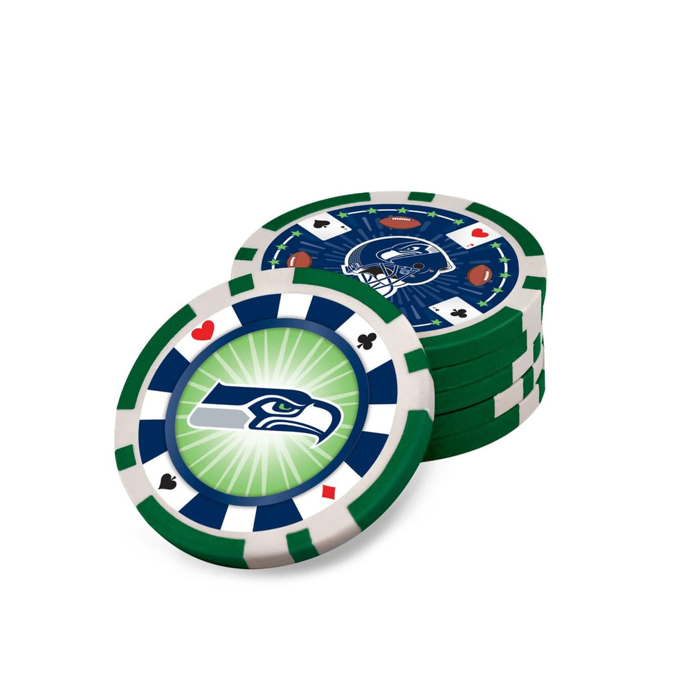 Seattle Seahawks 300 Piece Poker Set (ONLINE ORDER ONLY)
