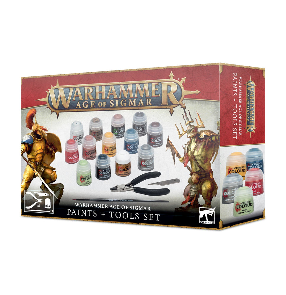 Age of Sigmar: Paints + Tools Set (ONLINE ORDER ONLY)