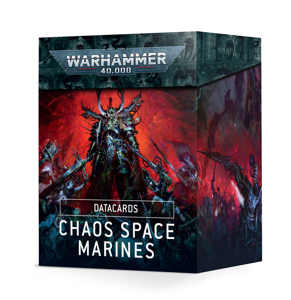 Warhammer 40k Datacards: Chaos Space Marines (ONLINE ORDER ONLY)