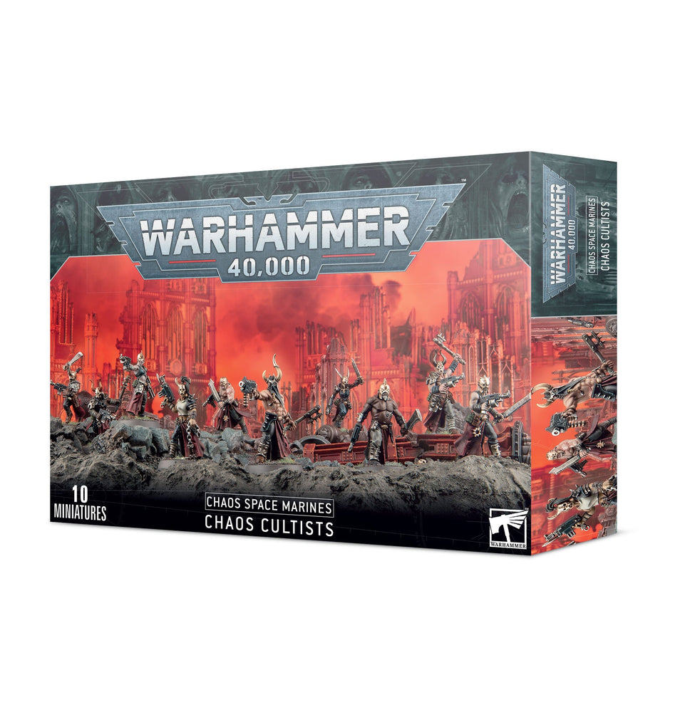 Warhammer 40k Chaos Space Marines: Chaos Cultists (ONLINE ORDER ONLY)