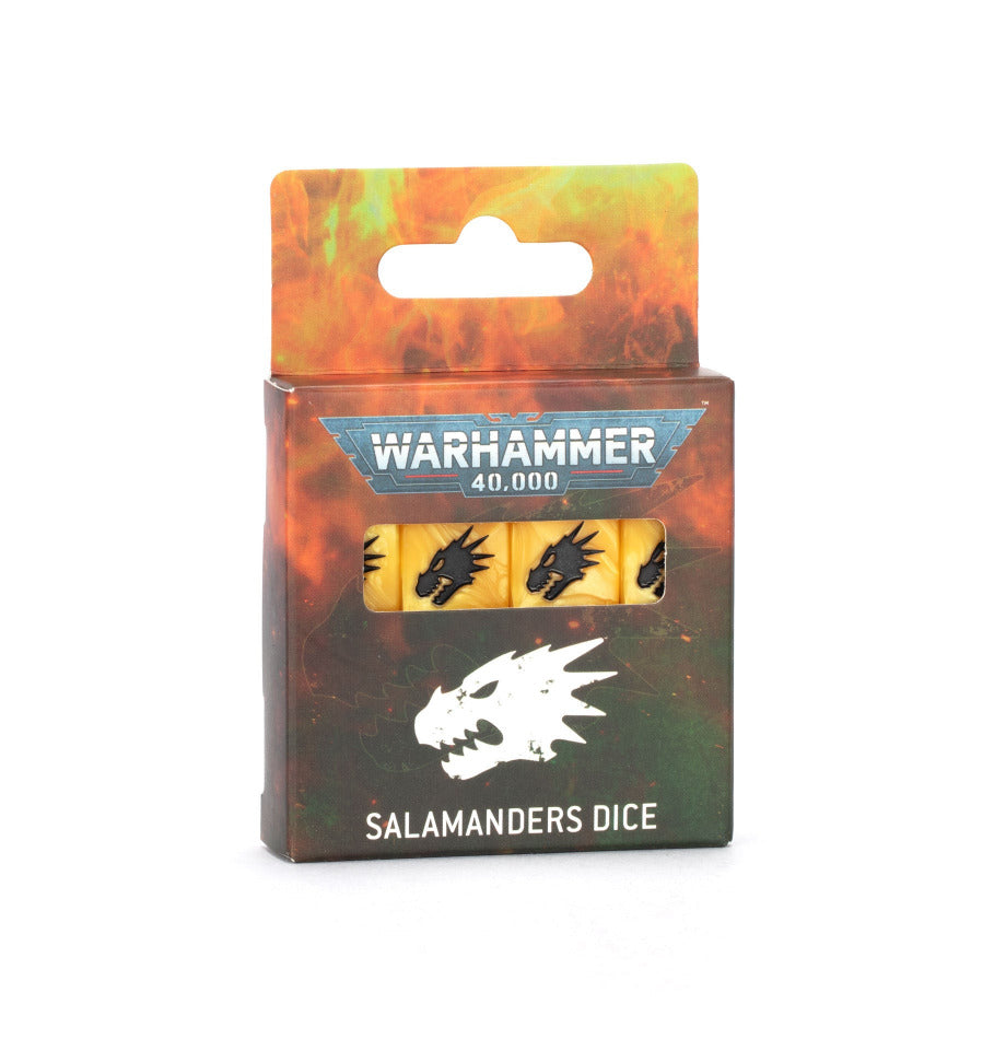 Warhammer 40K: Salamanders - Dice Set (ONLINE ORDER ONLY)