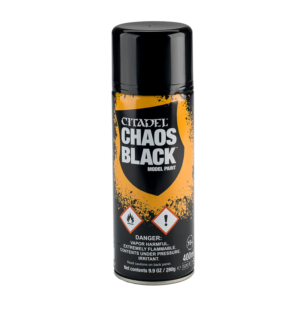 Warhammer - Chaos Black Spray Paint (Online Order Only)