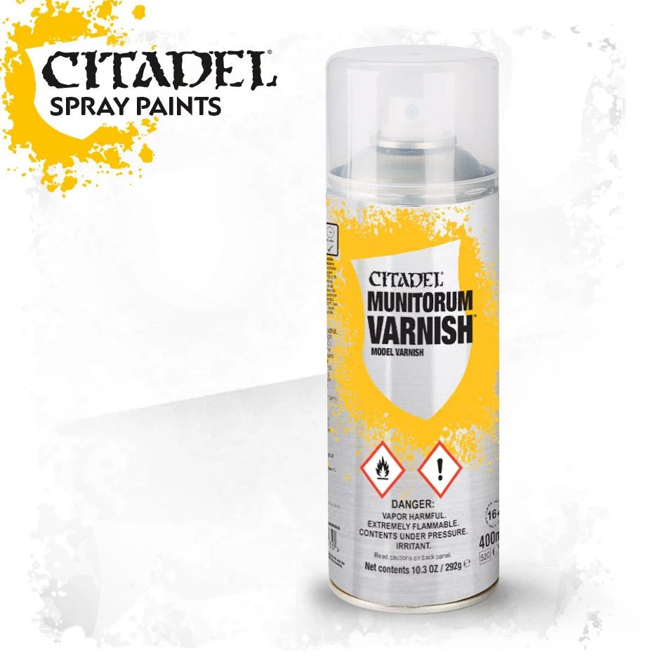Citadel Color: Spray - Munitorum Varnish (ONLINE ORDER ONLY)
