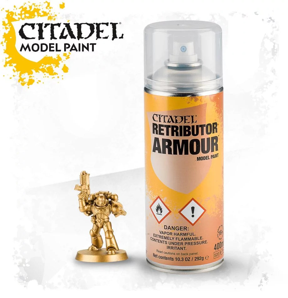 Citadel Color: Spray - Retributor Armour Spray (ONLINE ORDER ONLY)