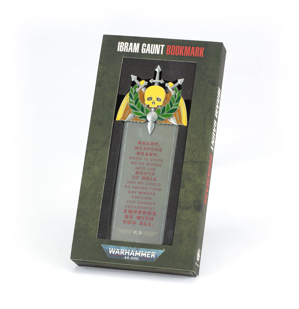 Warhammer 40K: Astra Militarum - Ibram Gaunt Bookmark (ONLINE ORDER ONLY)
