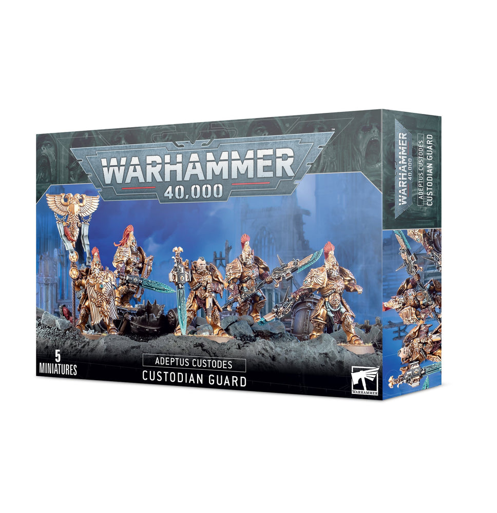 Warhammer 40K: Adeptus Custodes - Custodian Guard Squad (ONLINE ORDER ONLY)