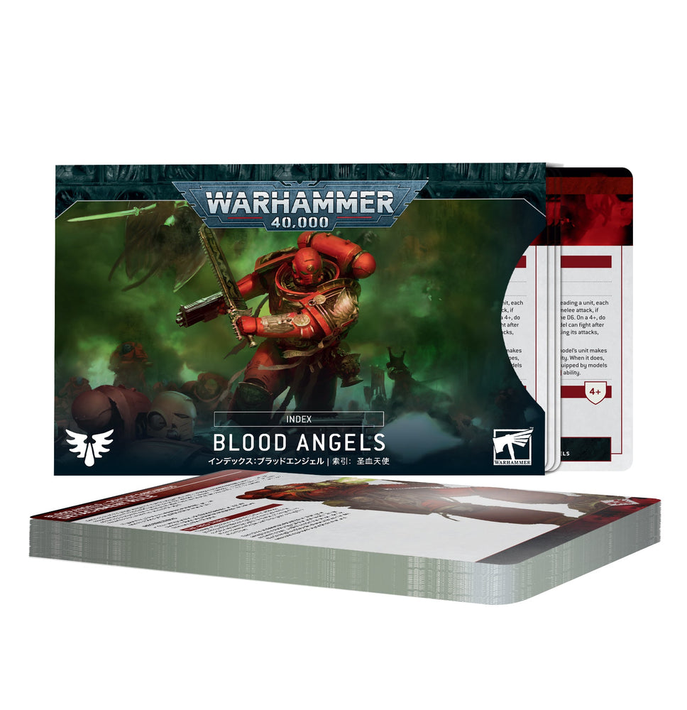 Warhammer 40K: Blood Angels - Index Cards (ONLINE ORDER ONLY)