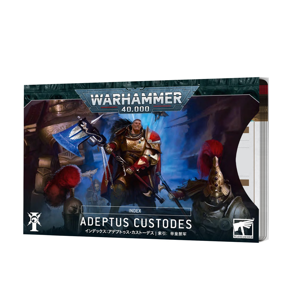 Warhammer 40K: Adeptus Custodes - Index Cards (ONLINE ORDER ONLY)