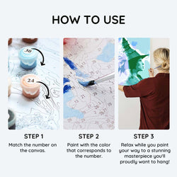 Glinda & Elphaba - Paint By Numbers Kit (ONLINE ORDER ONLY)