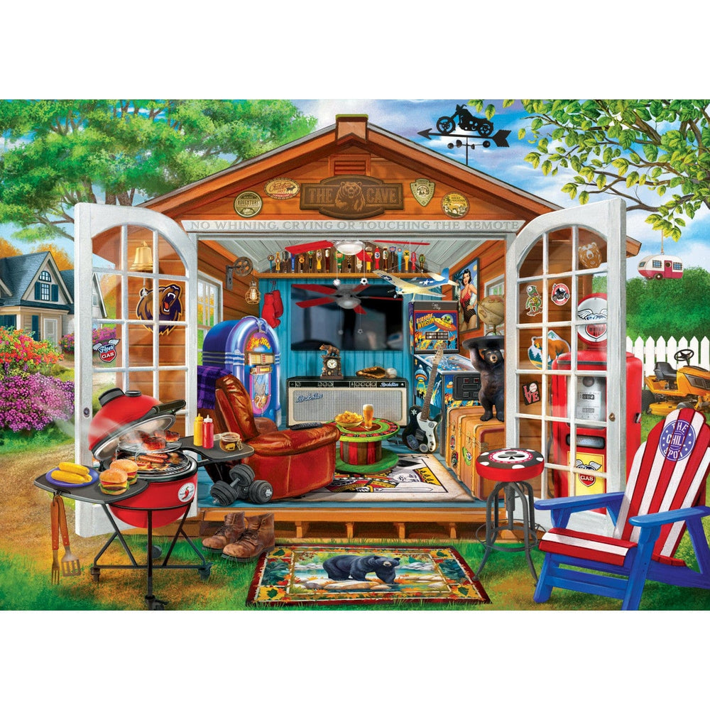 Man Cave - Grill and Chill 1000 Piece Jigsaw Puzzle (ONLINE ORDER ONLY)