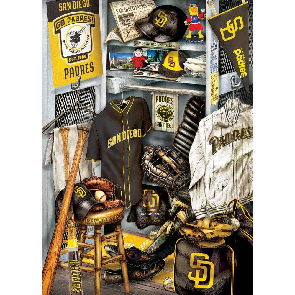 San Diego Padres - Locker Room 500 Piece Jigsaw Puzzle