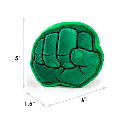 Hulk Fist Squeaky Plush Dog Toy (Online Order Only)